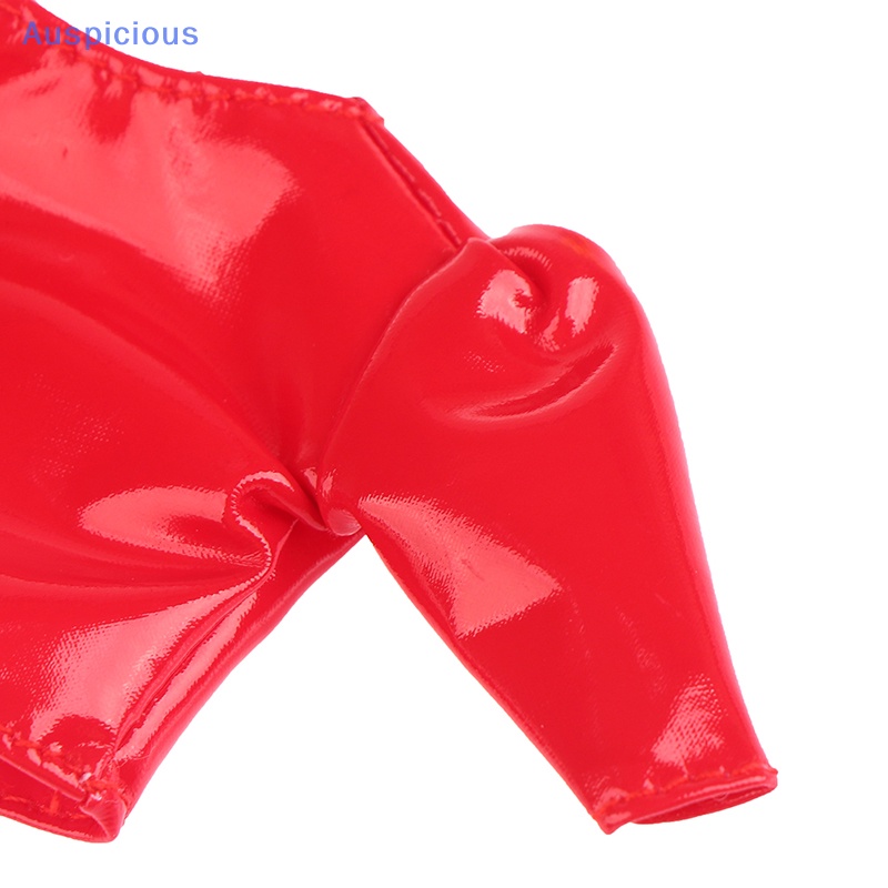 Váy Da PU Ngắn Tay Xinh Xắn Cho Búp Bê 29cm