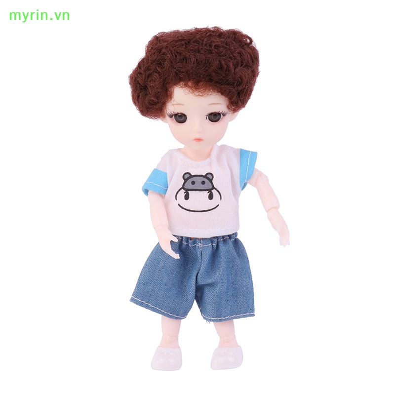 Đầm Đồ Chơi Búp Bê 16 / 17cm Kèm Quần Áo 13 Khớp Nối