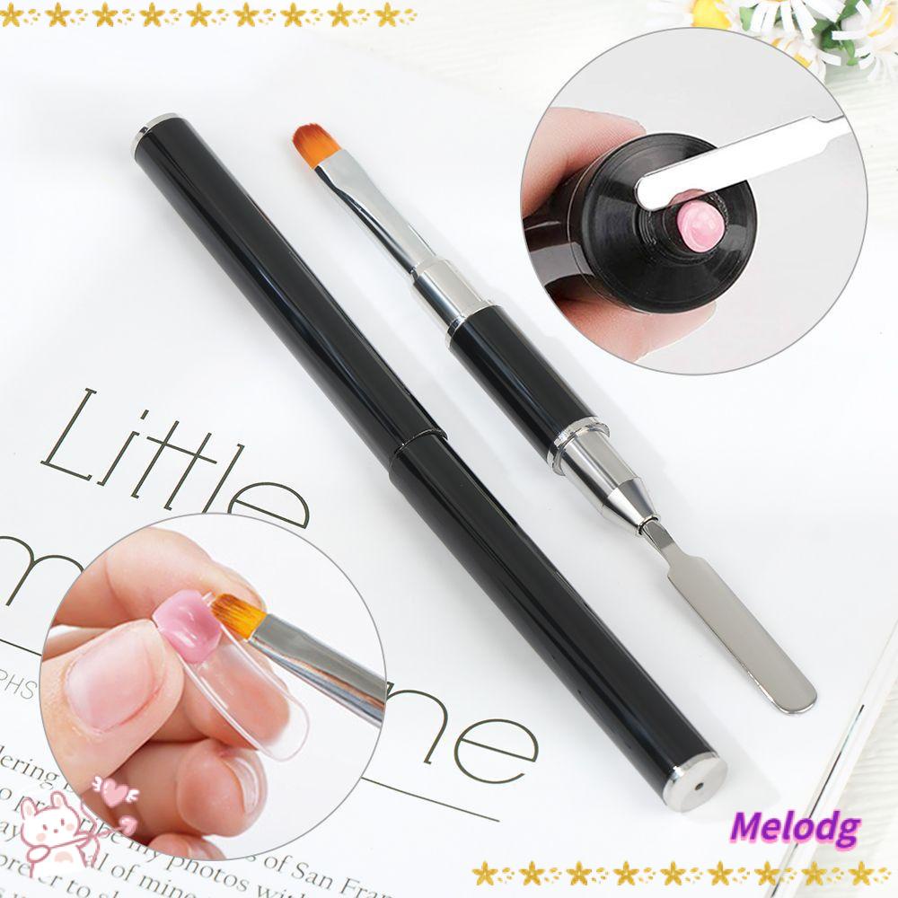 Cọ Trang Trí Móng Hai Đầu 6 Màu Khác Nhau Và Thìa