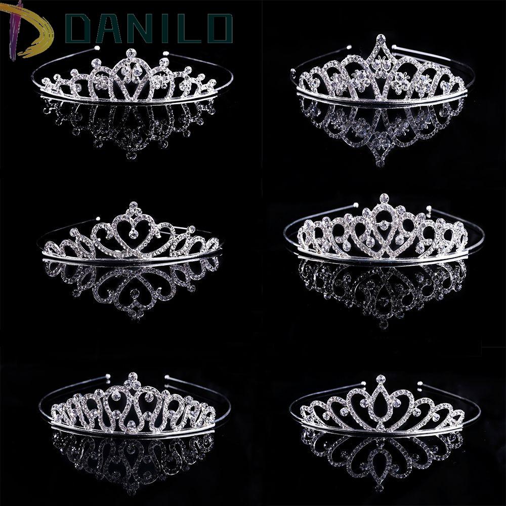 Vương Miện Cài Tóc Hình Trái Tim Và Bướm Cho Cô Dâu