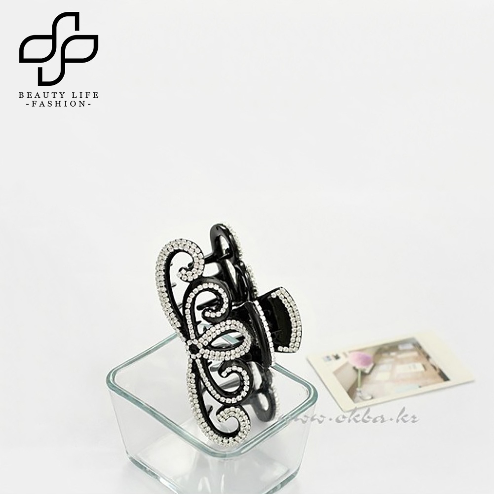 Kẹp Tóc Càng Cua Lớn Hình Vương Miện Có Đính Đá Hợp Thời Trang Cho Nữ