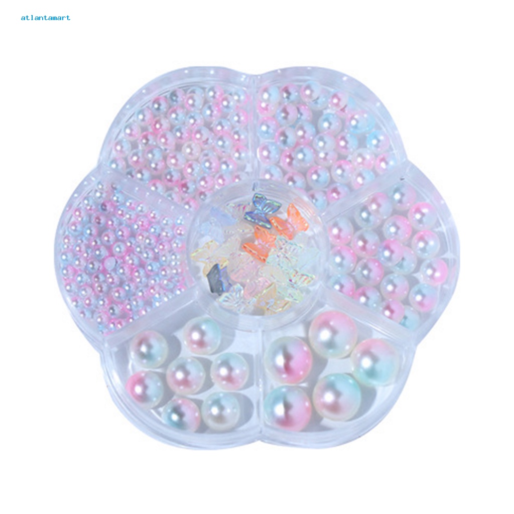 Túi Đựng Đồ Dùng Cao Cấp Tiện Dụng| 1 Hộp Hạt Ngọc Trai Giả Mini Trang Trí Móng Tay 3 / 5 / 6 / 8 / 10mm