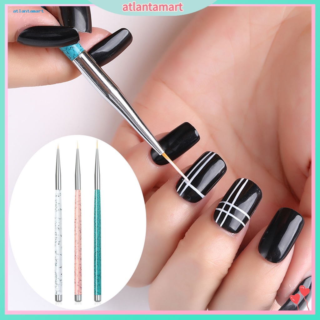 Túi Đựng Đồ Dùng Cao Cấp Tiện Dụng| Set 3 Bút Vẽ Trang Trí Móng Tay Nghệ Thuật Bằng Nhựa Đa Năng Dễ Sử Dụng Dành Cho Salon