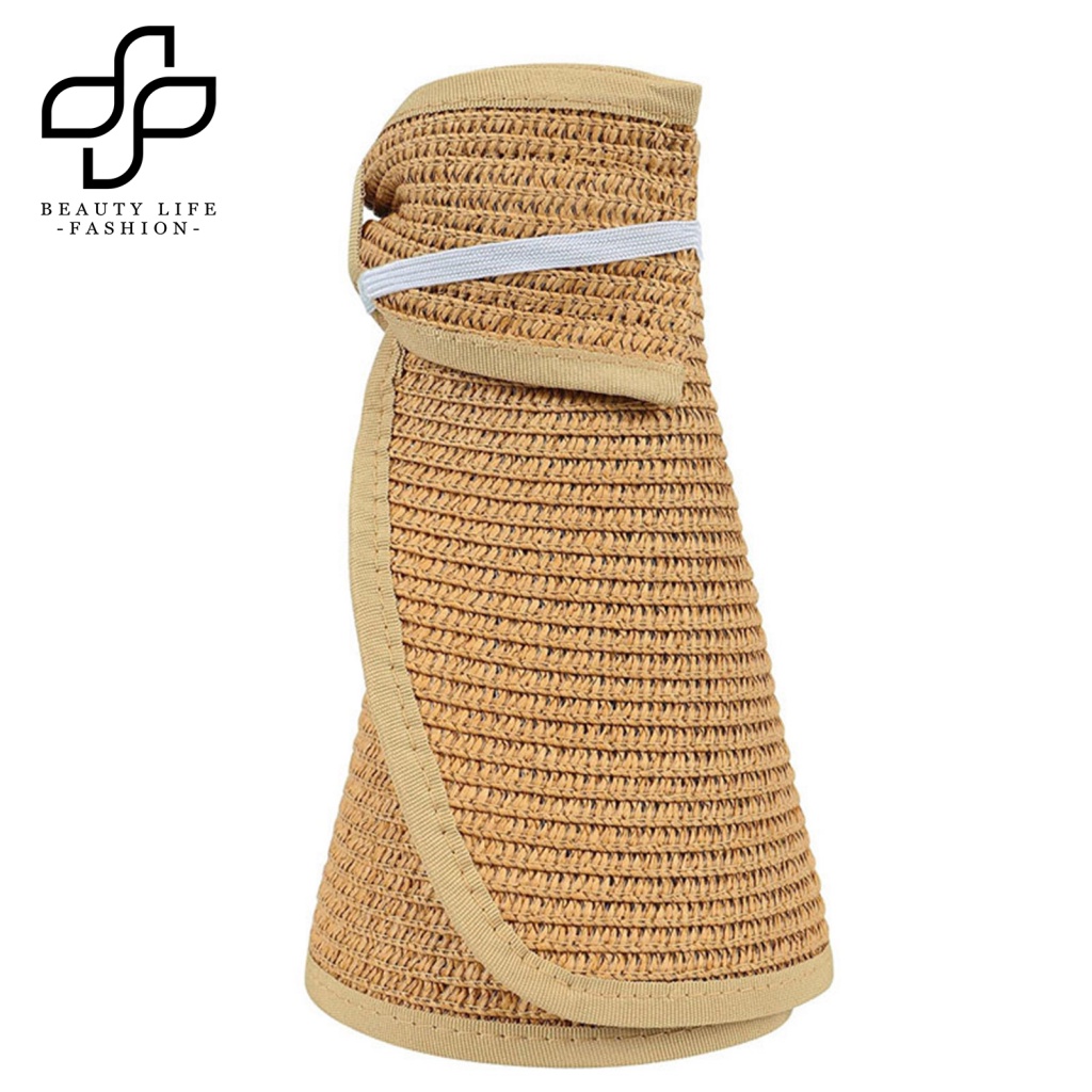 Nón Cối Phối Nơ Màu Sắc Tinh Khiết Thời Trang Mùa Hè Cho Nữ