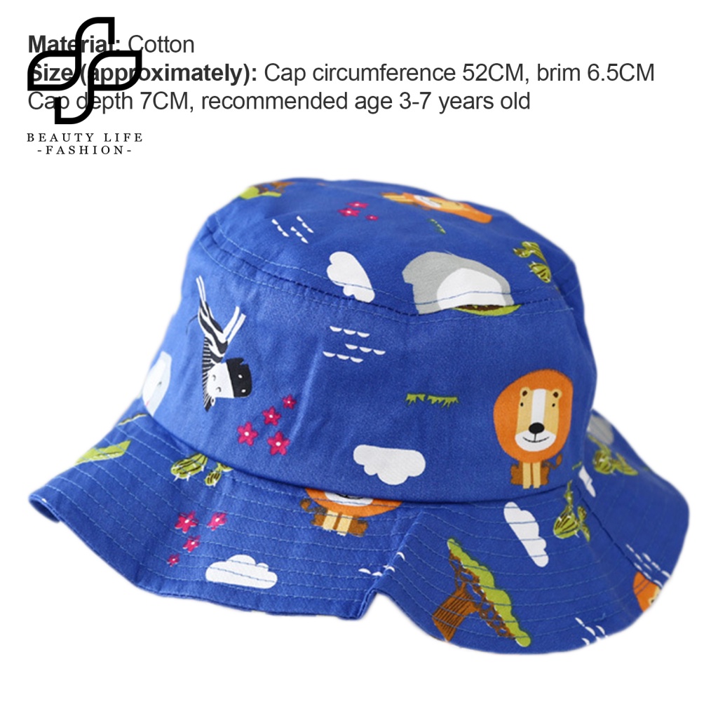 Nón Tai Bèo Chống Nắng Thoáng Khí In Họa Tiết Khủng Long Hoạt Hình Cho Bé