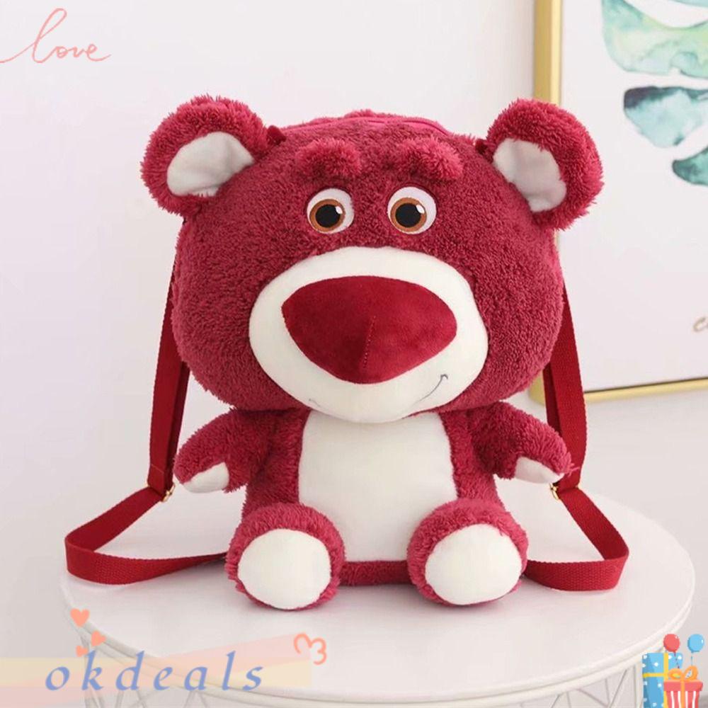 Túi Đeo Chéo Hình Gấu Hoạt Hình Dễ Thương Cho Bé