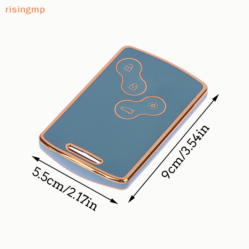 1 Vỏ Bọc Chìa Khóa Xe Hơi Bằng TPU Có Ngăn Đựng Thẻ Tiện Dụng