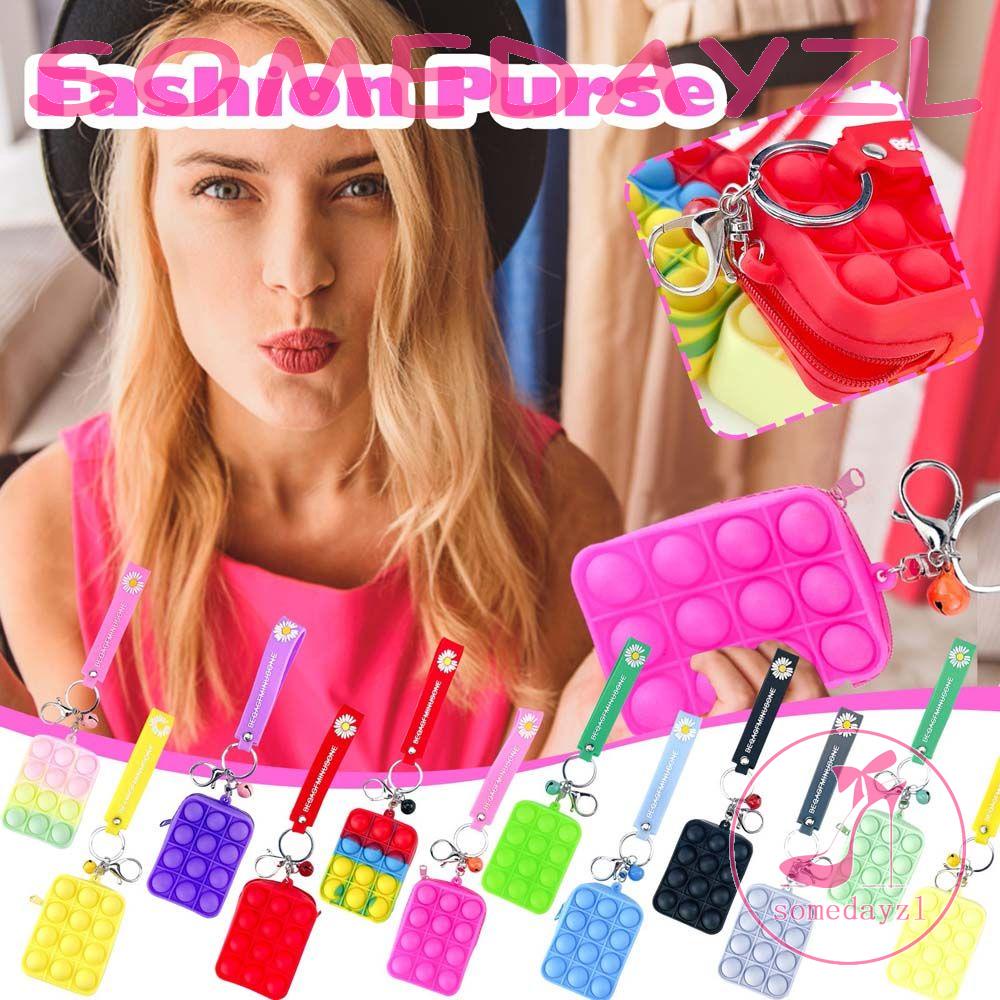 Móc Khóa Có Túi Đựng Tiền Xu Bóp Để Giảm Căng Thẳng