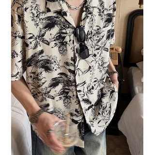 SAY CHIC Áo sơ mi nam thời trang hè cá tính