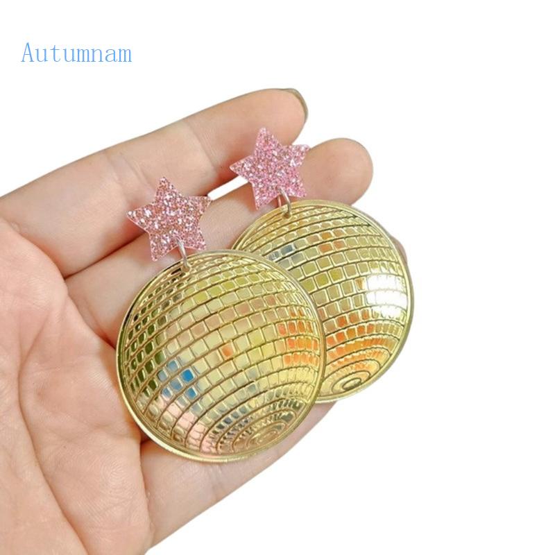 Bông Tai Hình Ngôi Sao Nhảy Múa Phong Cách Disco