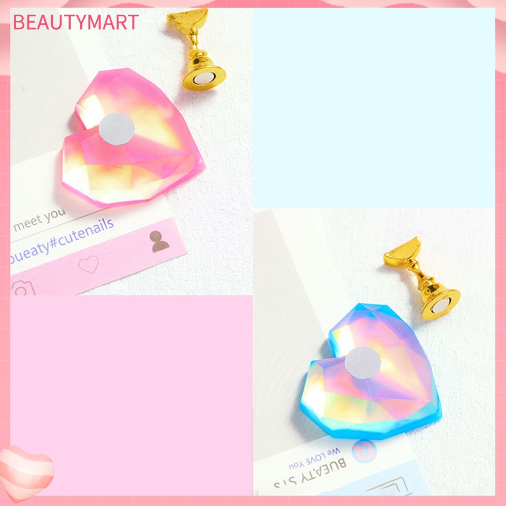 Giá Đỡ Trưng Bày Móng Tay Giả Hình Trái Tim Có Giác Hút Mạnh Dành Cho Nữ