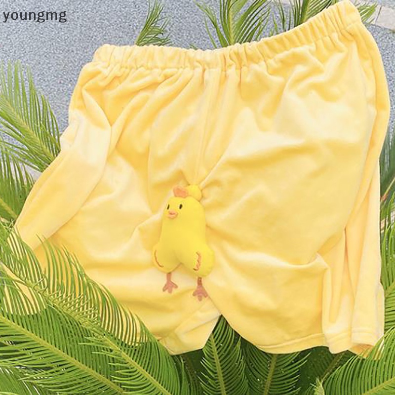 Bộ đồ ngủ co giãn fun chick loose short couple glow-in-the-dark chick yomg có thể tháo rời