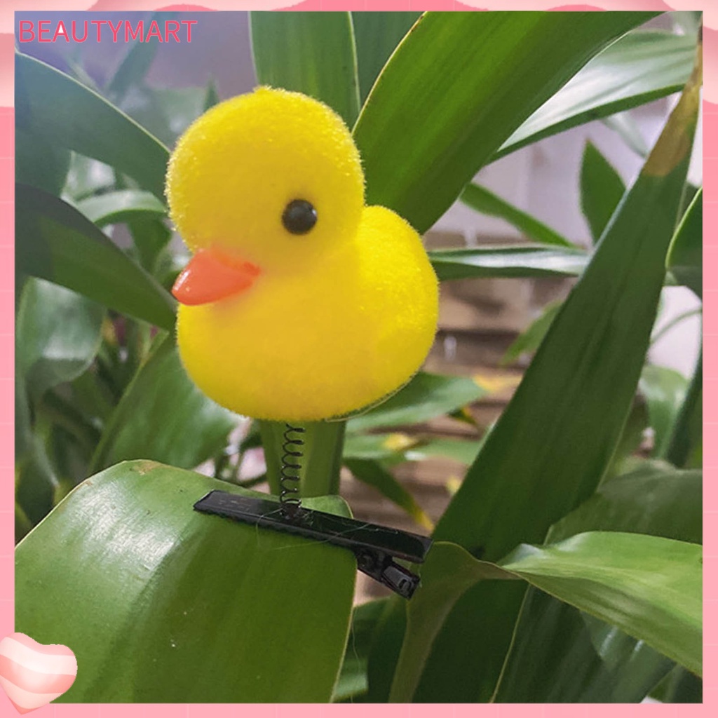 Set 5 Kẹp Tóc Hình Chú Vịt Vàng Nhỏ Xinh Chống Trượt Thời Trang Dự Tiệc Cho Bé