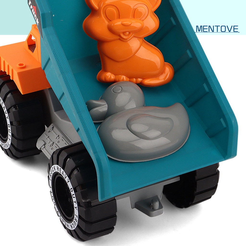 Bộ 8 Món Đồ Chơi Xe Công Trường Bằng Nhựa ABS Vui Nhộn Cho Bé
