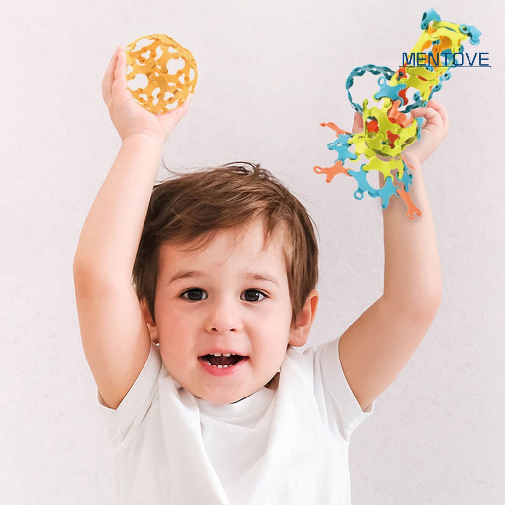 1 Bộ Đồ Chơi Lắp Ráp Bằng Nhựa Mềm Bắt Mắt DIY Cho Bé