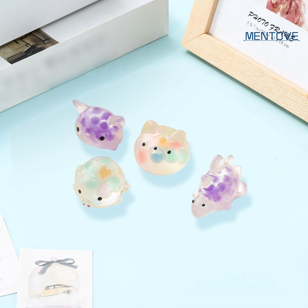 Set 10 Đồ Chơi Mềm Dẻo Giảm Căng Thẳng Hình Động Vật Xinh Xắn