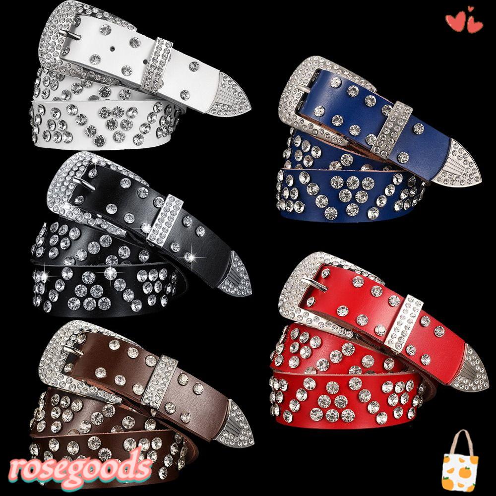 Thắt Lưng Da Lấp Lánh Sang Trọng Phong Cách Lolita