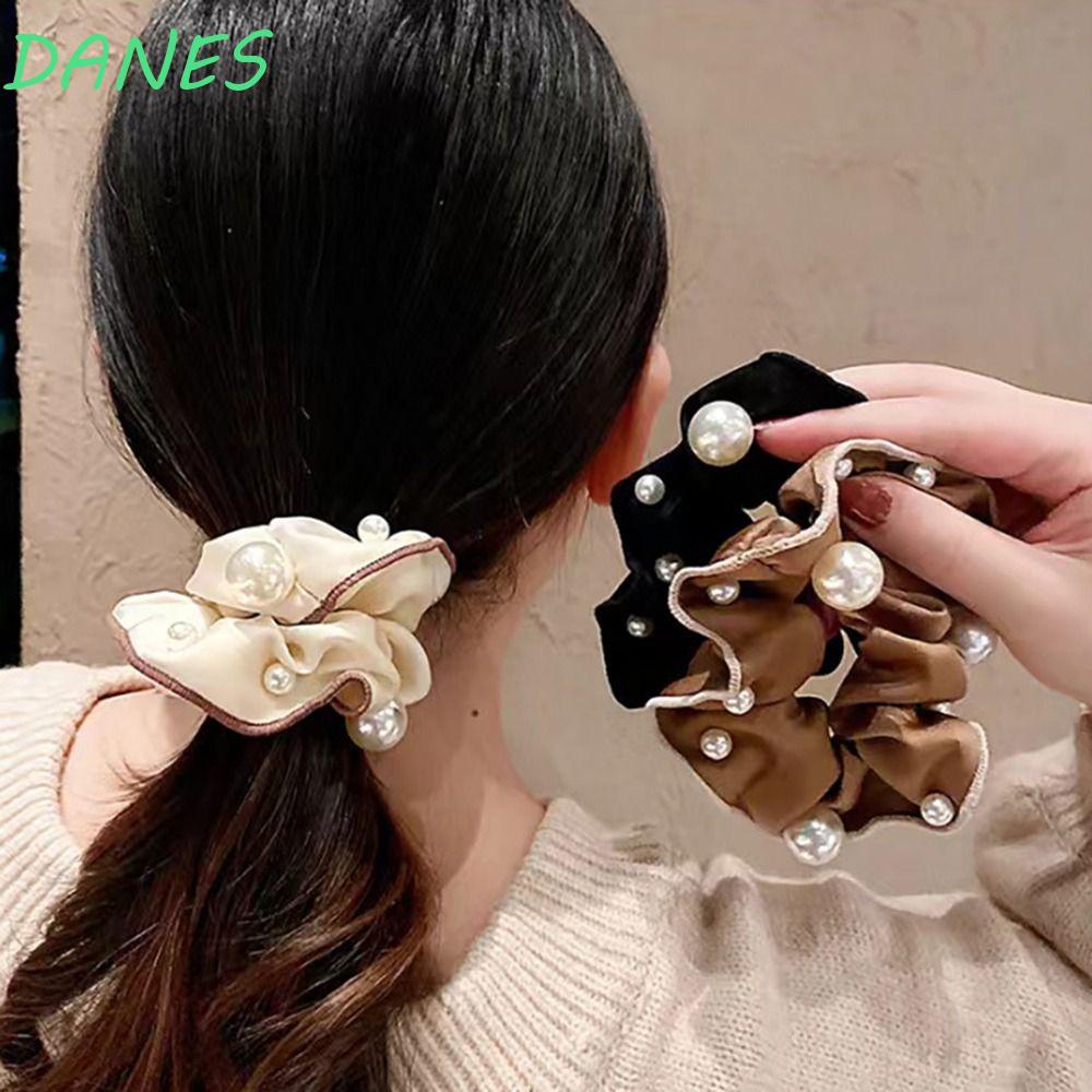 Dây Buộc Tóc Vải Satin Cỡ Lớn Đơn Giản Thời Trang Cho Nữ