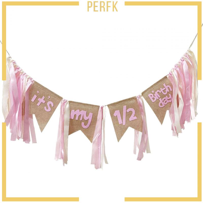 Dây Treo Trang Trí Phông Nền Chụp Ảnh 6 Tháng Hình Ghế Cao Dành Cho Bé Gái