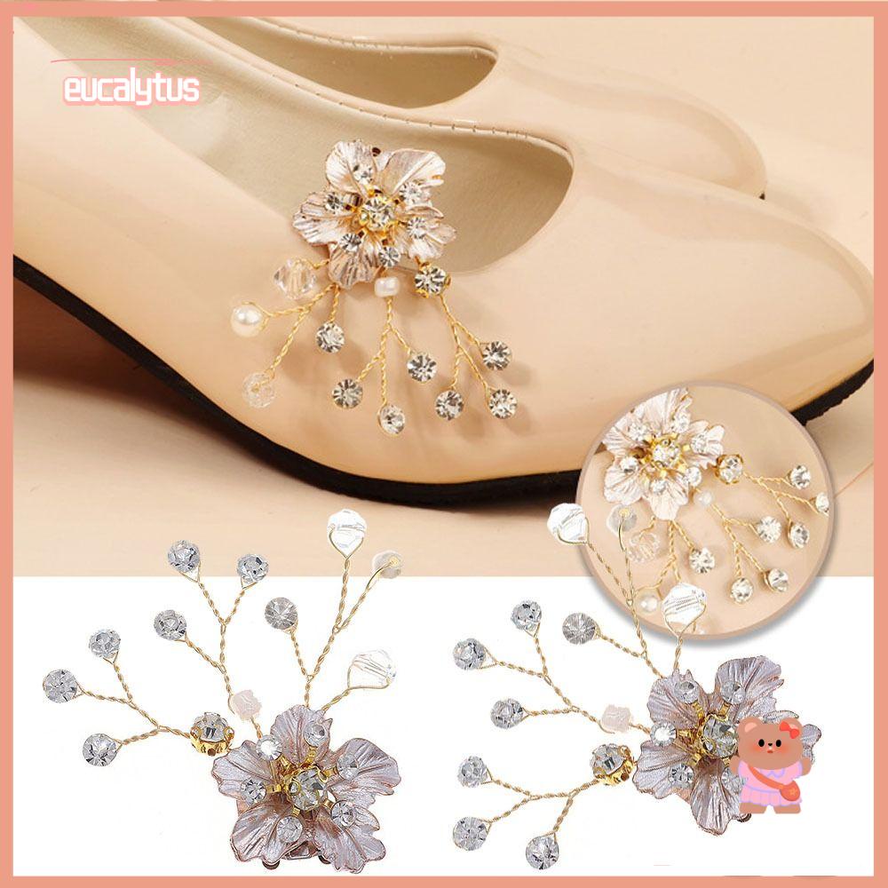 Eutus 1 Cặp (2 Cái) Mặt Dây Chuyền Hình Giày Cao Gót Có Thể Tháo Rời Trang Trí Túi Xách