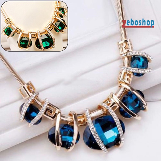 Vòng Cổ Choker Đính Đá Pha Lê Thời Trang Dành Cho Nữ