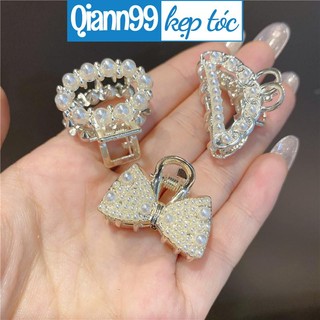 ✨QIAN99 Kẹp Tóc Đính Ngọc Trai Cao Cấp