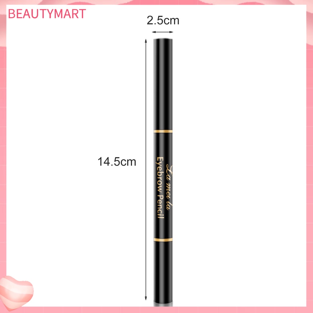 Bút Kẻ Lông Mày Thiết Kế Hai Đầu Xoay Tự Động Chống Thấm Nước