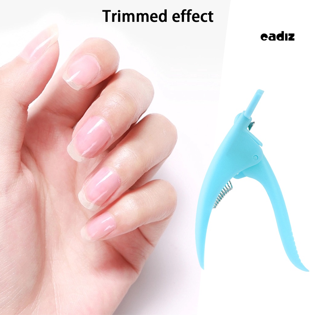 Kềm Cắt Móng Tay Giả Cạnh Thẳng Hình Chữ U Chuyên Dụng Cho Salon