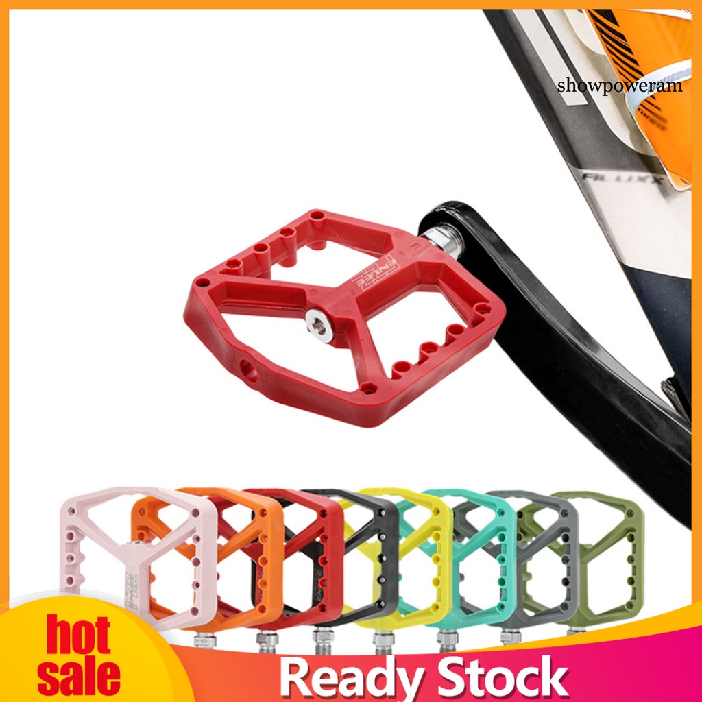 Set 1 Cặp Phẳng Phẳng Có Vòng Bi Kín Mặt Rộng Thông Dụng Cho Xe Đạp Leo Núi