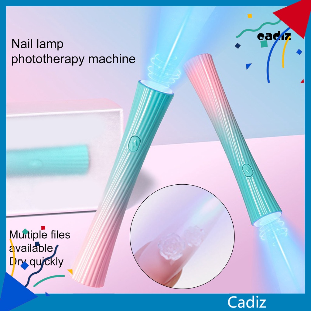Đèn Hong Khô Sơn Móng Tay UV Mini Trong Suốt Nhanh Khô Kèm Sạc USB Tiện Dụng Cho Người Mới Bắt Đầu DIY