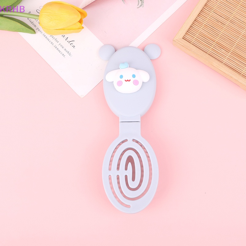 Lược Chải Tóc Tích Hợp Gương 2 Trong 1 Tiện Dụng Mới