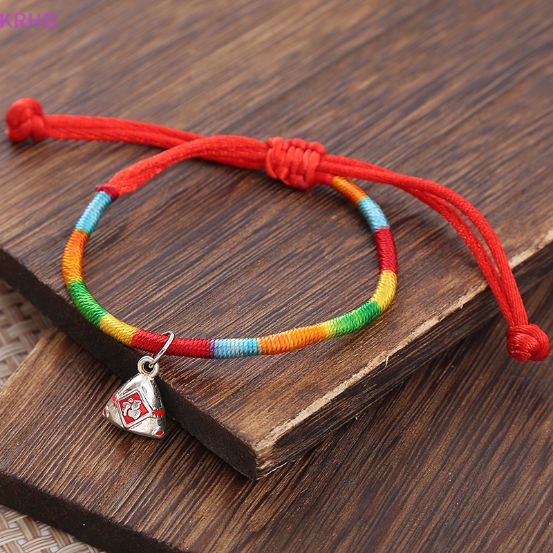 Vòng Tay Dây Thừng Nhiều Màu Phong Cách Trung Hoa Cho Người Lớn Và Trẻ Em Mới
