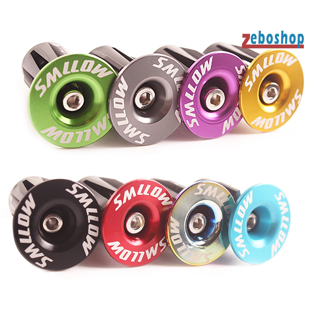 Bộ 2 Nút Gắn Tay Cầm Xe Đạp Leo Núi Bằng Hợp Kim Nhôm Chất Lượng Cao