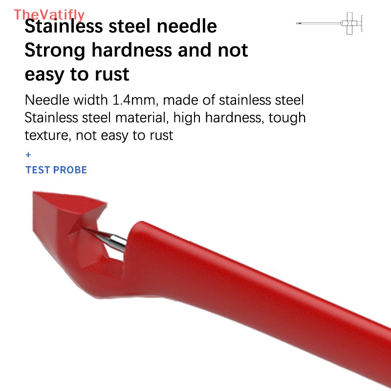 [Thevalifly] Dây Cáp Đầu Dò Cách Điện - Dụng Cụ Kiểm Tra Chẩn Đoán Ô Tô Dạng Kẹp Lò Xo Bán Chạy