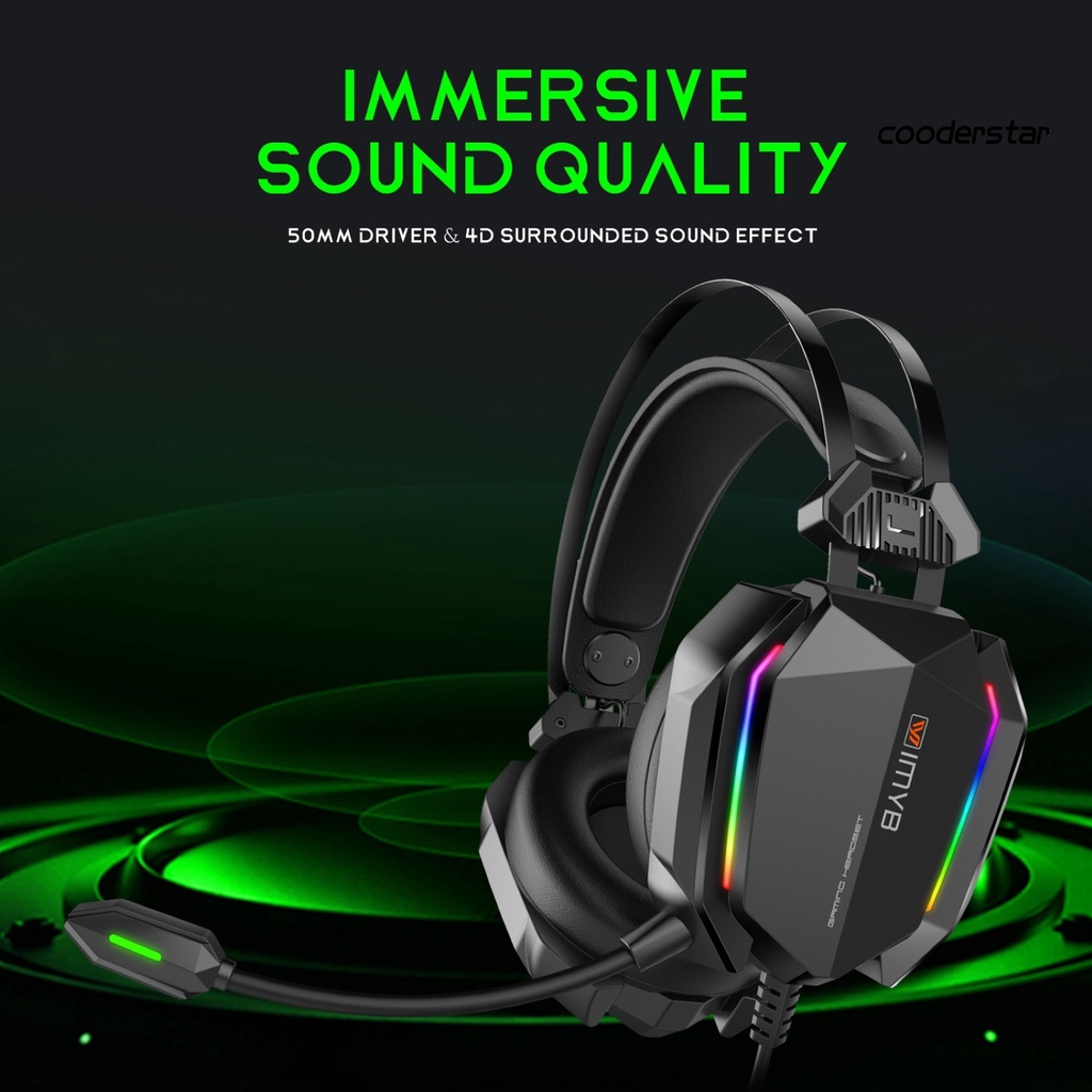 Tai Nghe Chụp Tai A32 Âm Thanh Siêu Trầm Có Đèn RGB Cổng USB 3.5mm Kèm Mic Cho Máy Tính