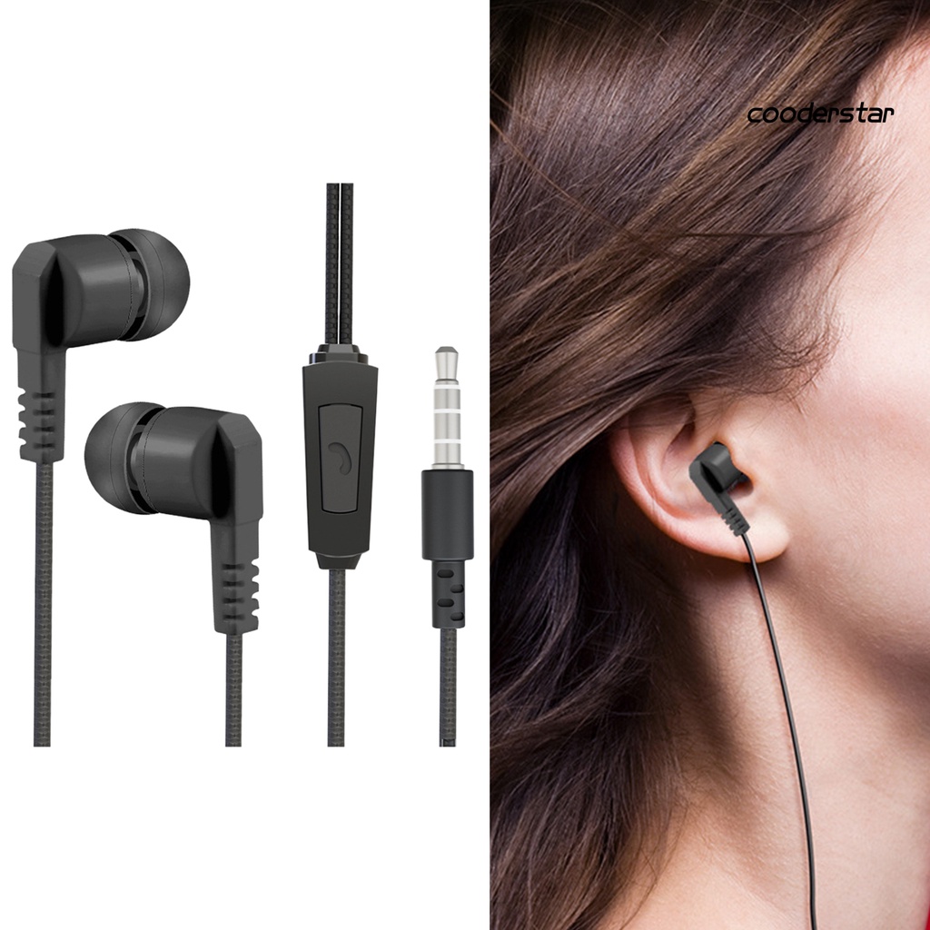 (Coood) Tai Nghe Nhét Tai Có Dây Độ Trung Thực Cao 3.5mm Kèm Mic Cho Thể Thao