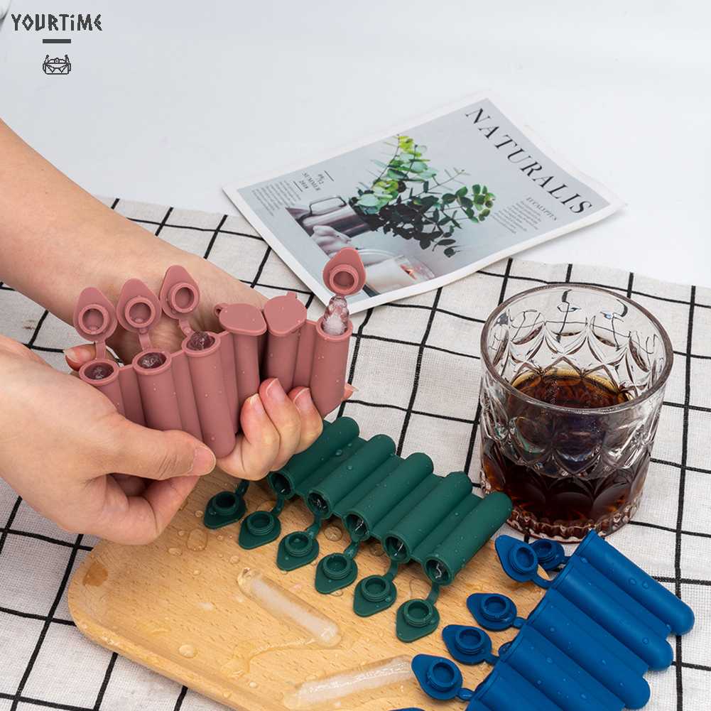 Khuôn Silicone Làm Đá 6 Ngăn Tiện Lợi