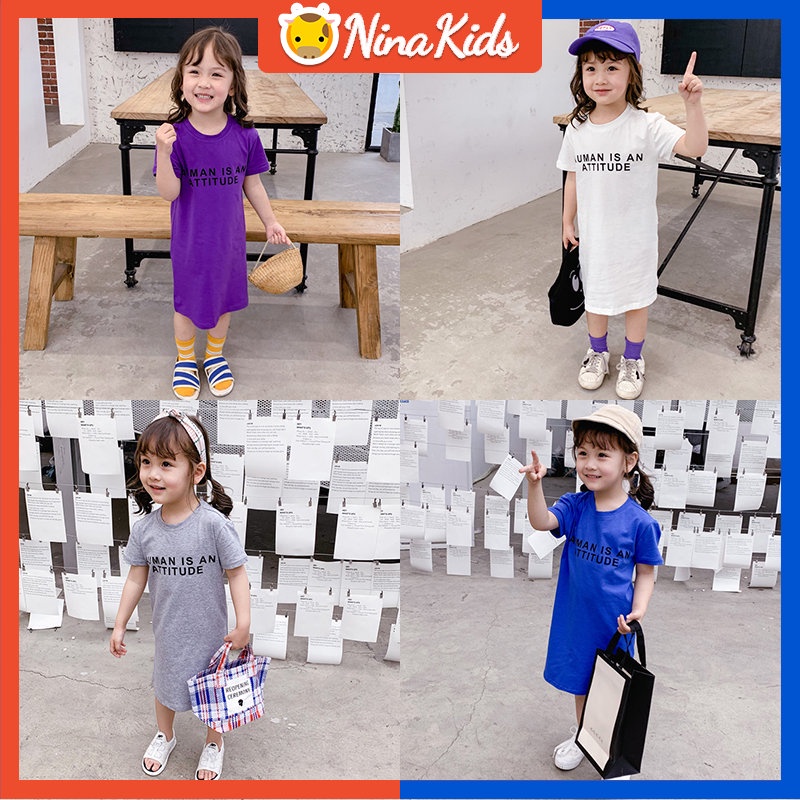 Đầm Thun Hở Lưng Thời Trang Mùa Hè Dành Cho Bé Gái 3-9 Tuổi