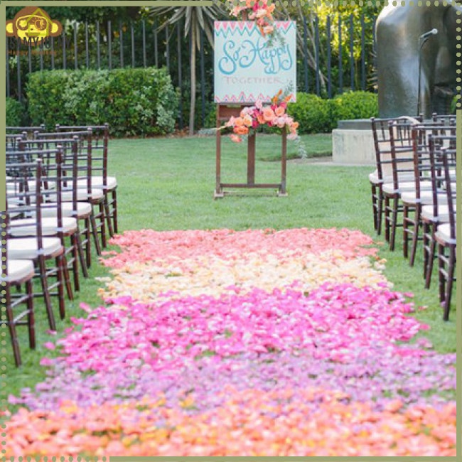 Set 100 Cánh Hoa Hồng Giả 20 Kiểu Bằng Lụa Lãng Mạn Trang Trí Tiệc Cưới / Sinh Nhật