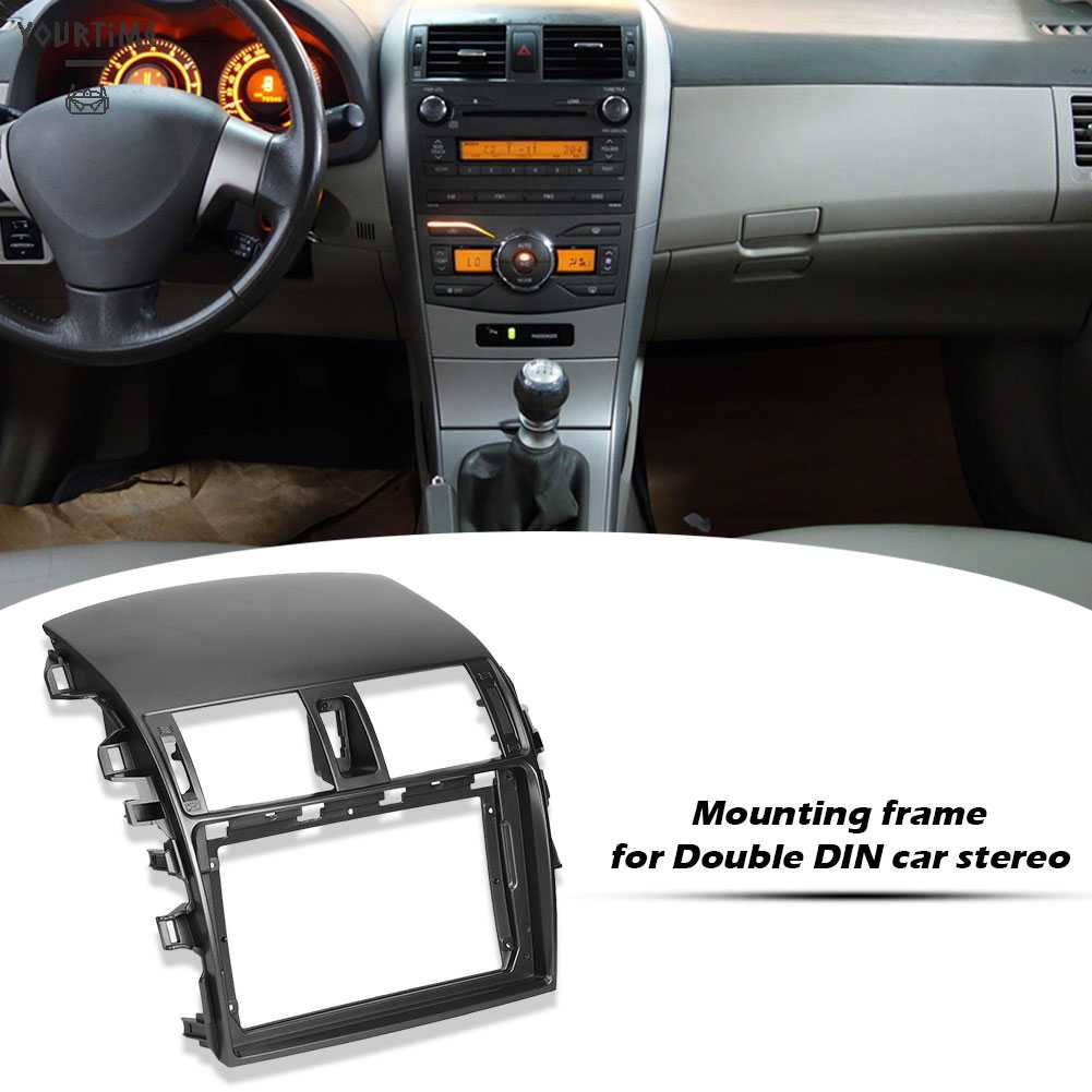 Khung Viền Bảng Điều Khiển Âm Thanh 2 DIN Cho Toyota Corolla 2009-2013