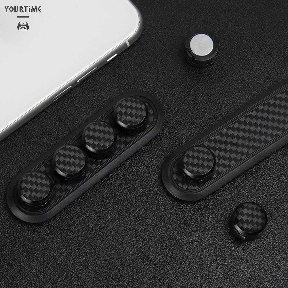 Kẹp Cố Định Dây Cáp USB Từ Tính Bằng Sợi Carbon Tiện Dụng