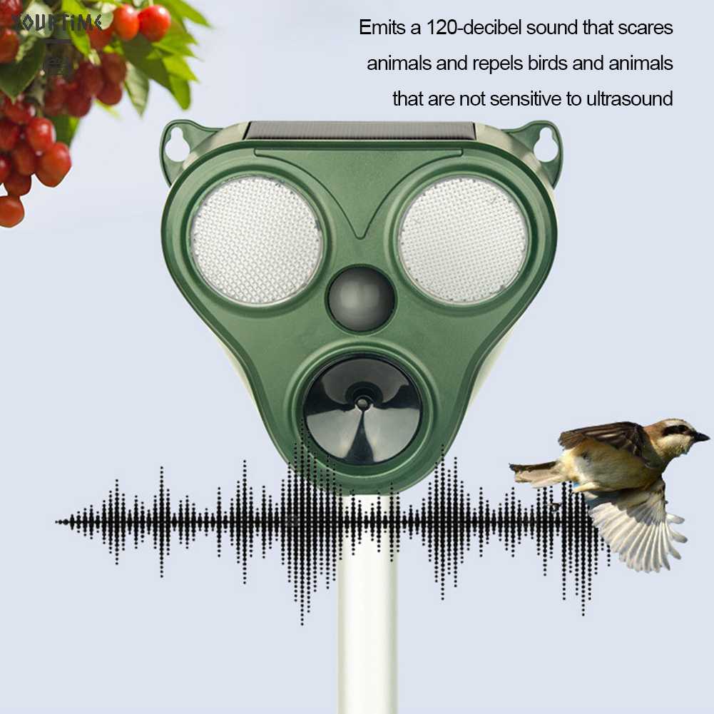 Thiết Bị Đuổi Chuột 120 Lỗ Sử Dụng Năng Lượng Mặt Trời