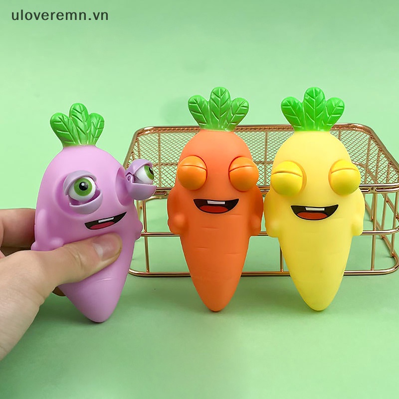 1 Đồ Chơi Bóp Tay Giảm Căng Thẳng Hình Củ Cà Rốt