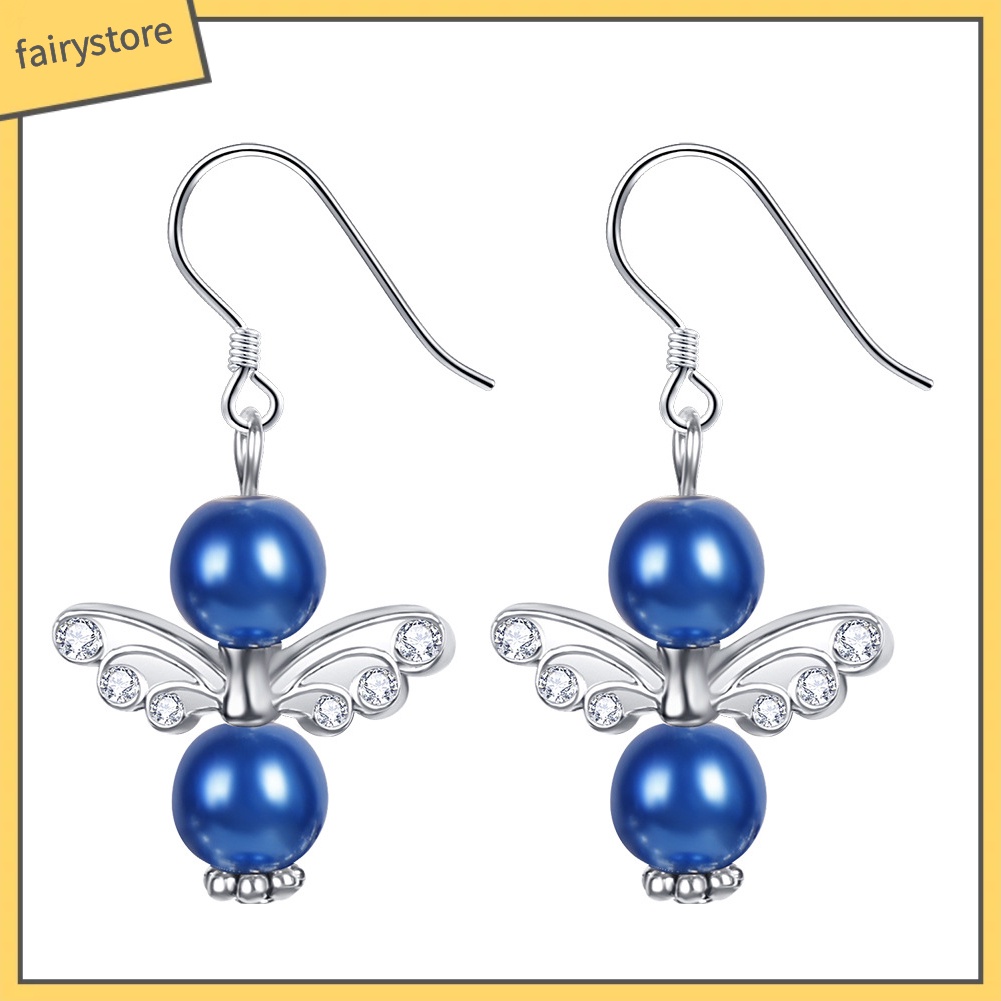 Bông Tai Hình Đôi Cánh Đính Đá Thời Trang Dành Cho Nữ