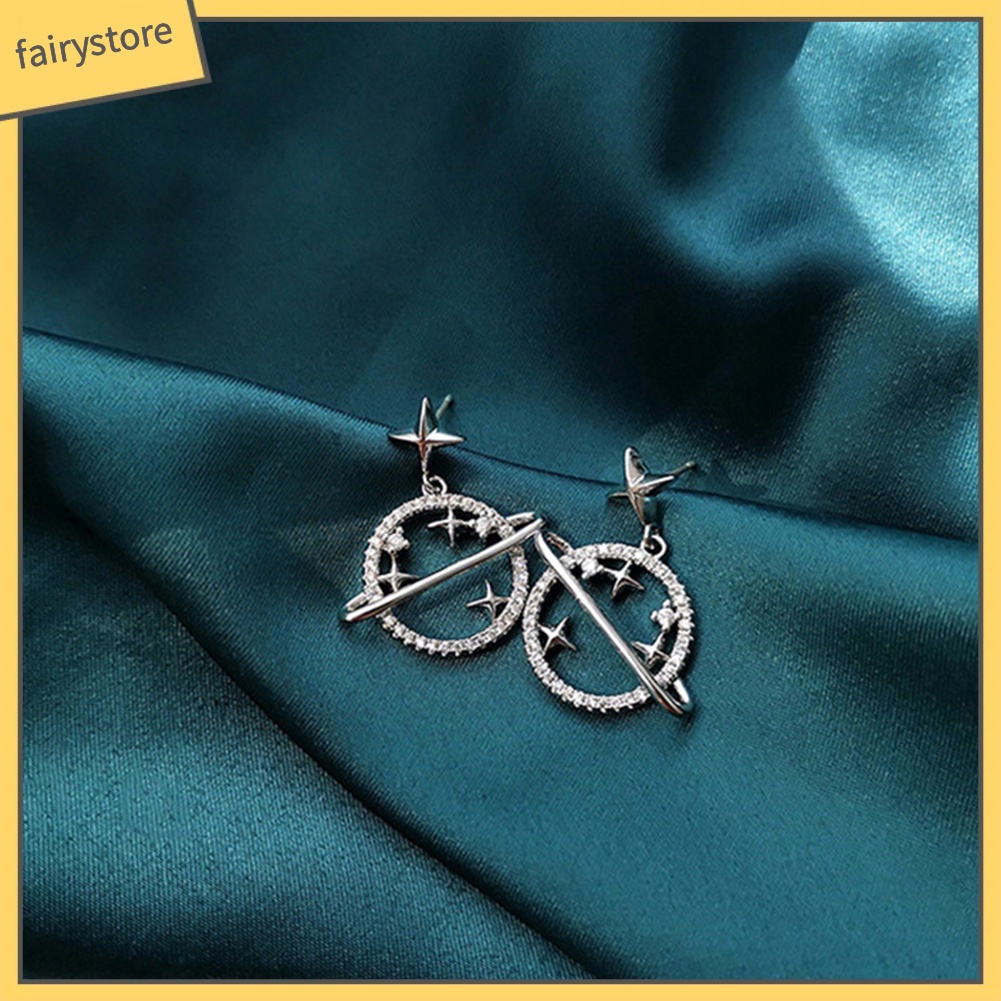 Khuyên Tai Tròn Hình Ngôi Sao Sáng Tạo Cho Nữ