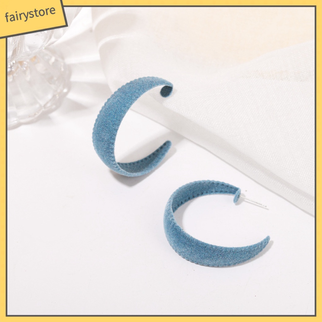 Đôi Khuyên Tai Tròn Phong Cách Vintage Thời Trang Cho Nữ