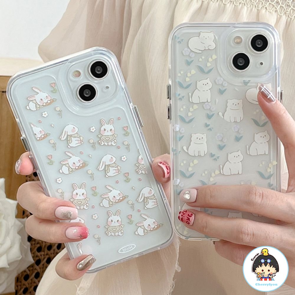 Ốp Điện Thoại TPU Mềm Chống Sốc In Hình Thú Hoạt Hình Cho IPhone 11 14 13 12 Pro Max XS XR 7 8 Plus