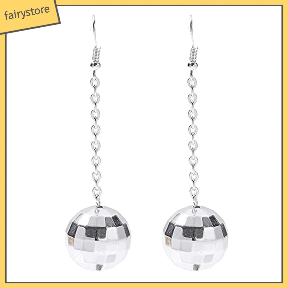 Bông Tai Chuỗi Dài Phối Bóng Tua Rua Thời Trang Cho Nữ