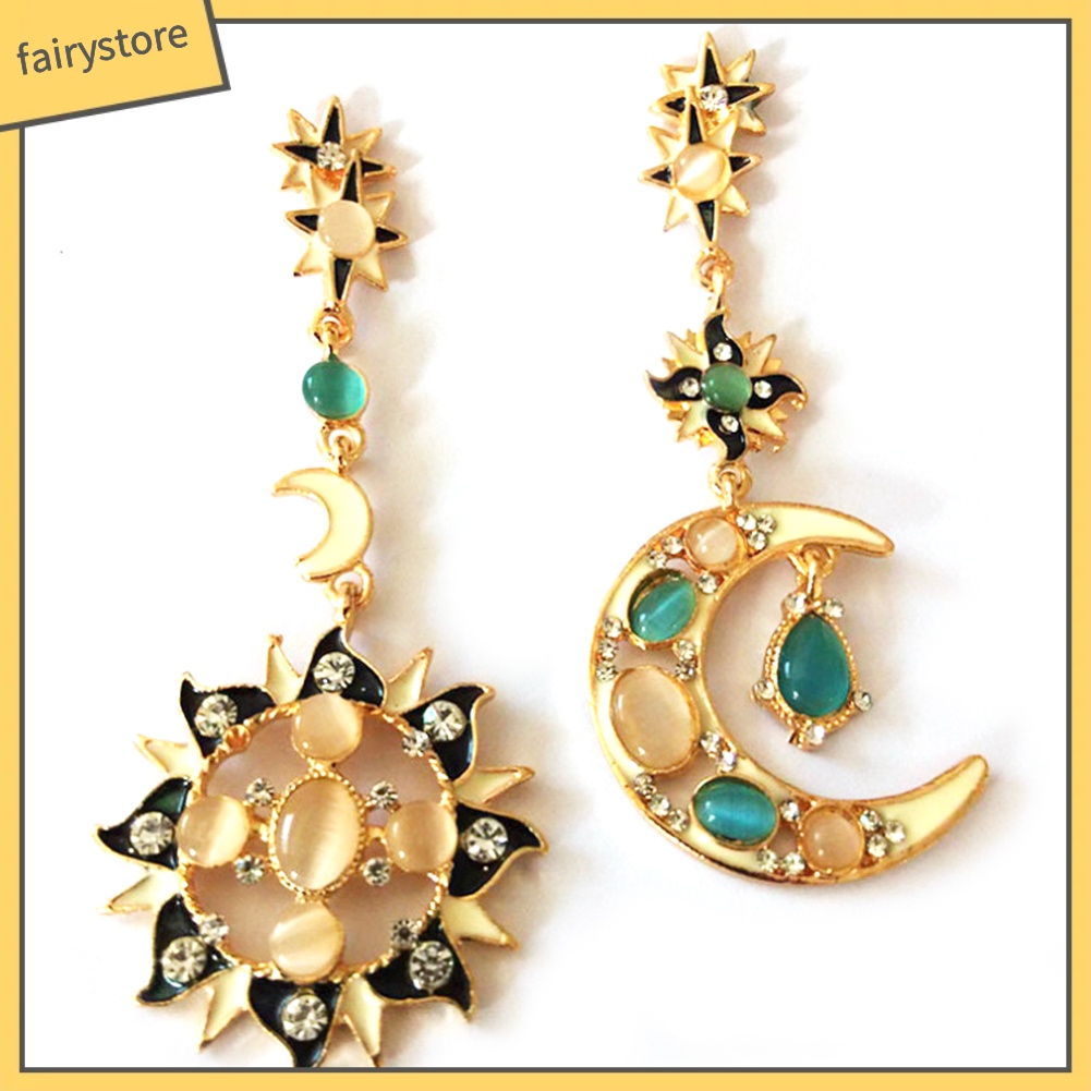 Bông Tai Hình Ngôi Sao / Mặt Trời Thời Trang Dành Cho Nữ