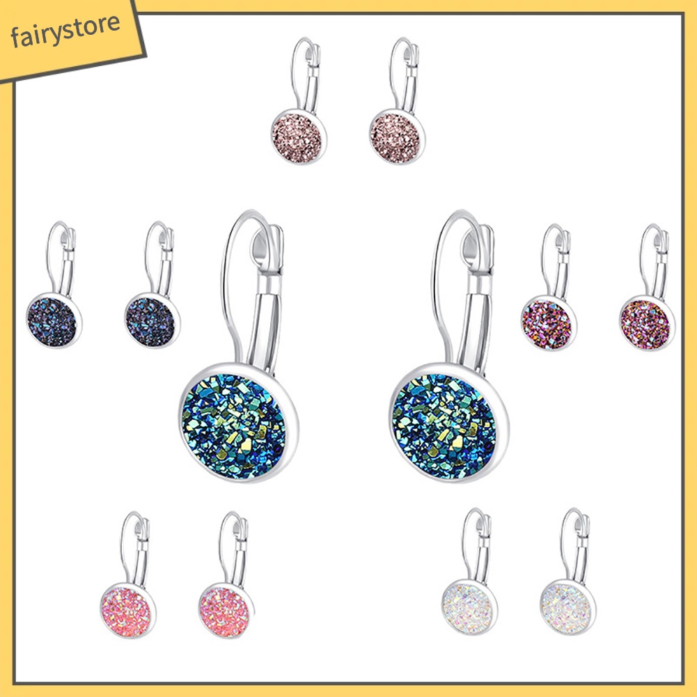 Bông Tai Đính Đá Lấp Lánh Sang Trọng Dành Cho Nữ